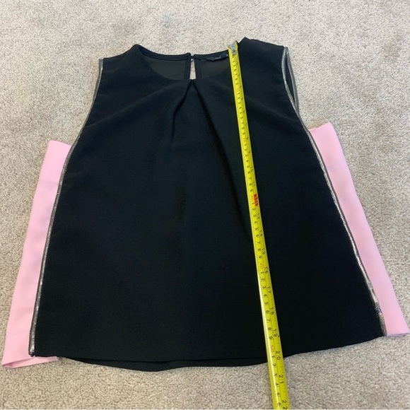 Rw&co pink black sleeveless blouse Sz M - Picture 10 of 12